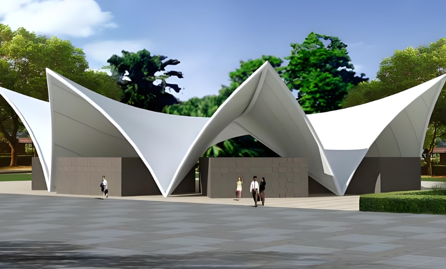 膜結構車棚安裝應注意哪些問題